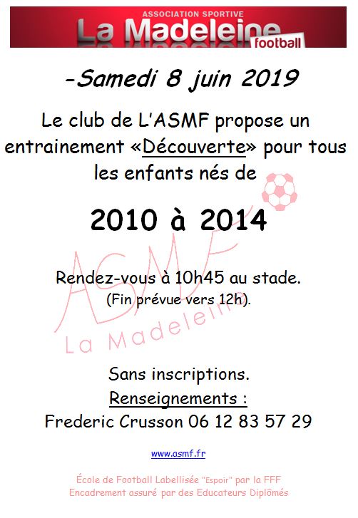 Entrainement Découverte